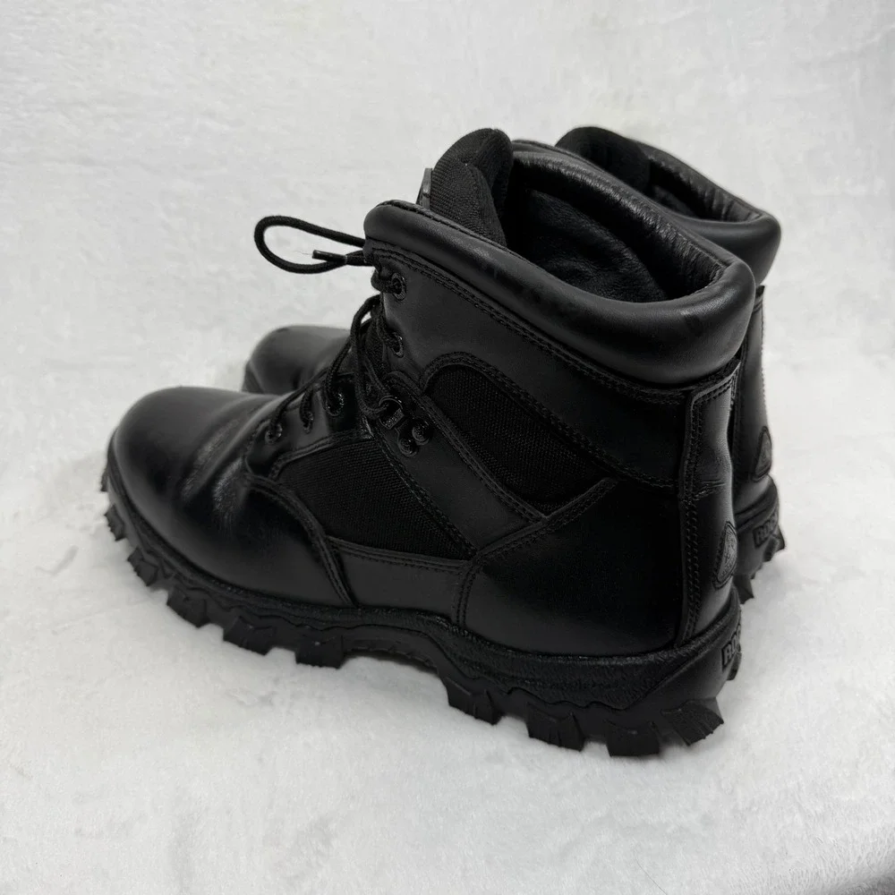 Rocky Alpha Force‎ Waterproof Leather Tactical Work Boots Black Size 13M